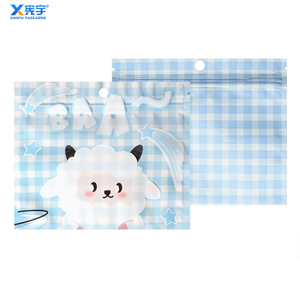 Bolsa de Plástico <span class=keywords><strong>con</strong></span> Cierre Hermético y Ventana Transparente para Cosméticos, Papelería, Joyería y Regalos, Venta al Por Mayor - Product Image 4