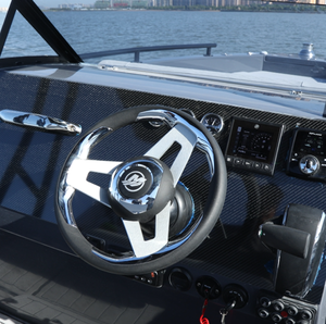 Barca da Pesca e Tempo Libero in Vetroresina Grigia Galaxy 23FT con Serbatoio Carburante, Serbatoio Acqua e Toilette, Realizzata a Mano - Bestseller - Product Image 6