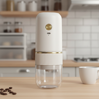 Molinillo de Café Eléctrico de Molienda Rápida con Núcleo de Cerámica y Muelas de Acero para Espresso, Uso en Cocina, Oficina y Hogar