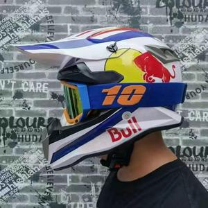 Üst sınıf Euro Standartlarında DOT Sertifikalı Yetişkin Motosiklet Kaskı, Motokros Kaskı, Tam Yüz Motosiklet Kaskı - Product Image 1