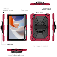 Nouvelle coque de tablette pour Samsung Galaxy Tab S12 Plus 12,4 pouces, housse de protection robuste personnalisée avec dragonne et béquille