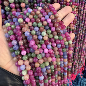 Perles <span class=keywords><strong>de</strong></span> pierres semi-précieuses optimisées pour la guérison, brin <span class=keywords><strong>de</strong></span> perles en <span class=keywords><strong>pierre</strong></span> naturelle, perles lâches pour la fabrication <span class=keywords><strong>de</strong></span> bracelets, colliers et bijoux DIY - Product Image 3