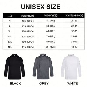 Jacket Men Restaurant & Bar Uniforms Kitchen Workwear for Women Custom Chef <b>Coat</b> Long Sleeve - Product Image 2