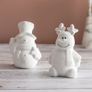 Peinture <span class=keywords><strong>en</strong></span> céramique personnalisée, modèle éducatif, coloriage, <span class=keywords><strong>bonhomme</strong></span> <span class=keywords><strong>de</strong></span> <span class=keywords><strong>neige</strong></span>, kits d'art et d'artisanat, <span class=keywords><strong>dessin</strong></span>, kits <span class=keywords><strong>de</strong></span> bricolage, jouets <span class=keywords><strong>de</strong></span> noël - Product Image 2