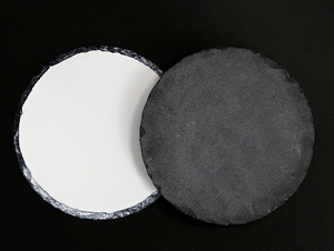 Posavasos de piedra de <span class=keywords><strong>pizarra</strong></span> en blanco redondos al por mayor para sublimación, alfombrilla y almohadillas antideslizantes para bebidas, estilo Rock - Product Image 3