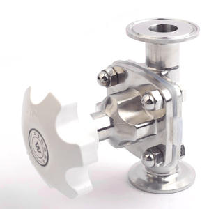 304 316 स्टेनलेस स्टील मैनुअल वाल्व के लिए त्वरित-माध्यम से सीधे खोलने के माध्यम से चक के माध्यम से सीधे खोलने के माध्यम से चक - Product Image 5