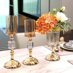 Nuevos Portavelas de Latón Estilo Nórdico Baratos, Soporte para Velas, Portavelas Metálicos al por Mayor - Product Image 2