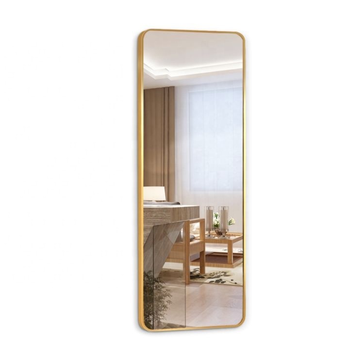 Fashion Oval Hanging Shape Bedroom Furniture Mirror For Trying On Clothes