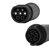 Chargeur de véhicule électrique Type 1 Adaptateur mâle vers Type 2 Adaptateur femelle Ev Convertisseur Sae J1772 Adaptateur Type1 vers Type2