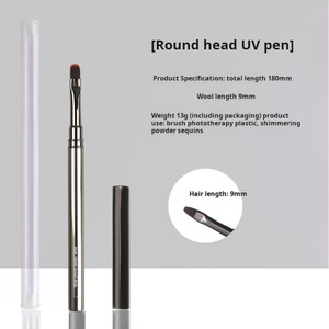 Wholesale Hot Style Acrylic UV Gel Extension Drawing DIY Manicure Tool Stripe Pattern Nail Art <b>Brush</b> Set Professional - Product Image 5