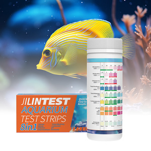 Produk baru JILINTEST strip uji akuarium 8 in 1strip uji kualitas air lengkap untuk tangki ikan, Akuarium & hewan peliharaan akuatik - Product Image 5
