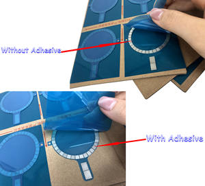 Autocollant <span class=keywords><strong>Magesafe</strong></span> Qi series, chargeur sans fil, aimant, pour étui de téléphone portable, 10 pièces - Product Image 4