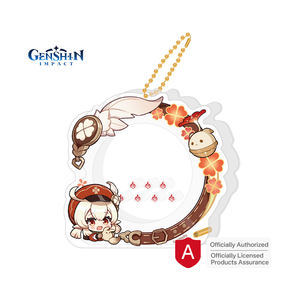2025 gros populaire Gadgets sous licence officielle <span class=keywords><strong>Genshin</strong></span> Impact acrylique porte-clés breloques Promotion cadeau acrylique pendentif - Product Image 4
