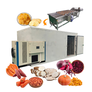 Machine de séchage industrielle pour aliments : Patates douces, flocons de pommes de terre déshydratés, carottes, betteraves, citrouilles, gingembre - Product Image 1