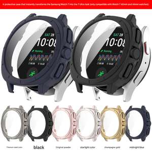 Étui <span class=keywords><strong>de</strong></span> montre anti-poussière en PC rigide 40 44 mm pour <span class=keywords><strong>Samsung</strong></span> Watch 7, apparence <span class=keywords><strong>de</strong></span> la montre 7 Ultra, design cool, protection d'écran <span class=keywords><strong>de</strong></span> montre - Product Image 4