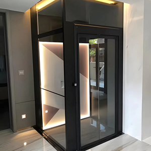 Giá rẻ điện 6-người dân cư hành khách thang máy đơn giản nhà nâng cho 2-4 tầng không hộp số kéo máy Sàn PVC - Product Image 2