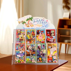 Acrylic Hiển Thị Đứng 3D Tay Giấy Thủ Công Acrylic Gạch Anime Mù Hộp Anime Gạch Khối Pha Lê Anime Thẻ Gạch - Product Image 2