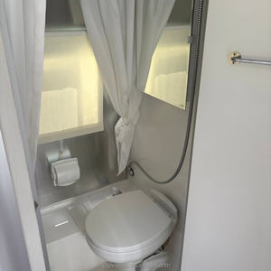 Casa Rodante Móvil Totalmente Equipada, Estilo Retro, <span class=keywords><strong>de</strong></span> Aluminio Plateado, <span class=keywords><strong>para</strong></span> Negocios <span class=keywords><strong>de</strong></span> <span class=keywords><strong>Alquiler</strong></span> en Resorts - Product Image 4