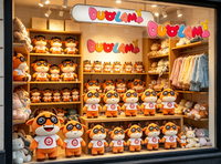 Boneka Sapi Maskot Kustom Lucu Kartun Boneka Sapi Isi Dakron untuk Hadiah Sekolah OEM ODM Boneka Plush Kustom