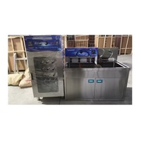 Machine à laver les chaussures multifonctionnelle pour usage commercial avec armoire de séchage et de désinfection des chaussures, équipement complet de nettoyage et de séchage des chaussures