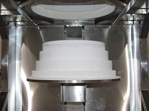 Laboratorio 1700C ascensore forno a muffola elevatore di sollevamento per fusione del vetro e elevatore forno di sinterizzazione - Product Image 5