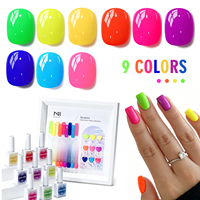 ZRKGEL OEM ODM Vernis Gel Néon Professionnel Sans HEMA Hautement Pigmenté Couvrance en une Seule Couche Longue Durée UV LED Soak Off