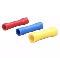 Cosses de câbles isolées BV, connecteurs à sertir en cuivre, certifiés RoHS CE, A.W.G 2-22, accessoires de câblage, kit de jonction de câbles