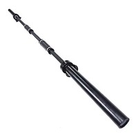 Nouveauté 20KG 2.2m Portable Fitness Squeeze Haltère pour Haltérophilie Powerlifting Musculation Technique Coulissante