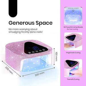 Sèche-ongles rechargeable 4 modes, lampe de polymérisation rapide pour vernis à ongles en gel, outils de nail art pour manucure professionnelle UV LED - Product Image 5