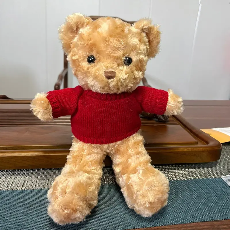 New Custom Stuffed Bear Plush Toy With Sweater Toys Super-Sized Animal Ce Custom Soft Fur Bear Children Skin Toy Plush Bear