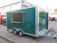 Cuisine mobile sur mesure, remorque alimentaire, normes américaines, entièrement équipée, camions de restauration rapide, chariot à pizza et à café