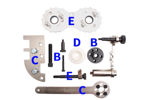 أداة سحب عمود التوازن، مجموعة أدوات ضبط التوقيت، أدوات إصلاح لسيارات جيلي ولينك آند كو، أداة قفل عمود المرفق لمحرك 1.5TD، أداة عمود الكامات - Product Image 4