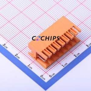 KF2EDGEV-3.5-2*8P Plug-in Terminal Block Through hole,P=3.5mm Connector Board-to-Board / Socket - Open 2x8P 3.5mm Orange - Product Image 1