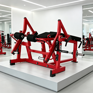 Machine à flexions latérales des jambes, équipement de salle de sport commercial, style Hammer Strength, pour l'entraînement des ischio-jambiers - Product Image 4