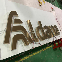 Bandes LED rétroéclairées, lettres en PVC 3D pour la décoration de vitrine, bureau, mariage, magasins, hôpitaux, entreprises, parcs