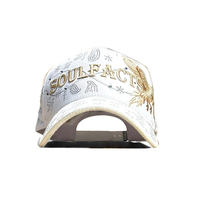 Nueva Gorra Beard Hat con Logotipo Bordado en 3D, 5 Paneles, Visera Curva de Gamuza, G5 Gorra El Mago 331, Empaque en Caja, 331 Gorras El Mago