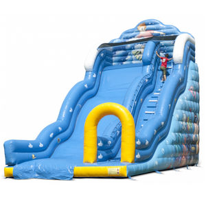 Tobogán <span class=keywords><strong>de</strong></span> <span class=keywords><strong>agua</strong></span> <span class=keywords><strong>de</strong></span> ola extrema inflable para niños y adultos - Product Image 1