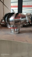 Ventilateurs de ventilation de toit industriels en acier inoxydable, turbine de toit à énergie éolienne pour ferme et entrepôt