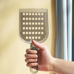 Pelle à litière multifonctionnelle grande taille avec tamis pour litière tofu et bentonite, outil de nettoyage pour animaux de compagnie, en PP rectangulaire - Product Image 3
