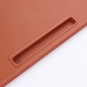 One-piece Milled Recessed Pull Handles Matte Flush Cabinet Drawer Pulls for Wardrobe Kitchen Cupboard, 11Colors Available - Product Image 4