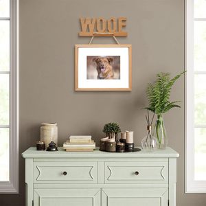 Wooden Photo <b>Frame</b> 15x8.6 Inch <b>Wall</b> Mounted Dog Keepsake Picture <b>Frame</b> For Living Room Home Decor - Product Image 2