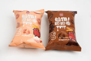 All'ingrosso Semi-Soft al forno Snack dolce fragola pesca cioccolato aromatizzato perfetto cibo soffiato On-the-Go frutta verdura - Product Image 5