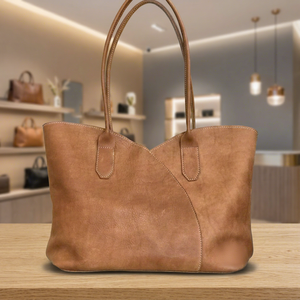 Bolsos de Mano para Mujer BS INTERNATIONAL Hechos a Mano con Cuero Auténtico de Búfalo, Gran Capacidad, Impermeables, Ecológicos, Ligeros y Duraderos - Product Image 2