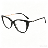 Lunettes de protection anti-lumière bleue en acétate texturé avec branches métalliques exquises, unisexe, pour les loisirs et la vie quotidienne