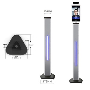 Terminal de contrôle d'accès sur colonne, OEM/ODM, avec reconnaissance faciale biométrique, test d'alcoolémie, reconnaissance de la veine palmaire, Android 11, écran LCD - Product Image 2