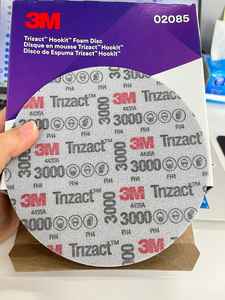 3M Trizact Hookitフォームディスク02085 6インチP3000 3M 02085ピラミッド6インチビューティーサンダーP3000自動車美容産業用 - Product Image 2