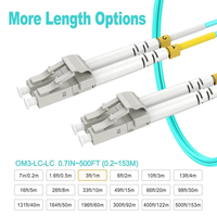 MH-PON OM1 Duplex 1m/3m/5m Panjang Dapat Disesuaikan LC-LC LC-ST FC-FC SC-SC 50/125 1 Core Orange LSZH-PVC Kabel Patch Fiber Multimode