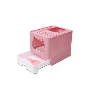 Manufacturer Direct Sales OEM ODM cat litter box toilet for cats kats kitten cat toilet house