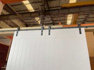 Entrada de la habitación del hogar de alta calidad de fábrica Portes De Grange Puerta interna De <span class=keywords><strong>Granero</strong></span> Doble Puerta de <span class=keywords><strong>Granero</strong></span> doble para interiores de casas - Product Image 4