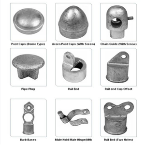 Matériaux lourds 3FT 4FT chaîne lien clôture raccords accessoires fin Rail pinces T <span class=keywords><strong>pince</strong></span> pour porte usage Commercial - Product Image 6